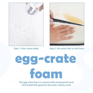 Kalanka-Panier Chien Grande Taille, Coussin Chien Orthopedique Et Dehoussable, Lit Pour Chien Lavable, Fond Antidérapant Matelas Chien, 91 X 69 X 7.6 Cm, Gris - Neuf