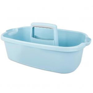 Panier De Rangement En Plastique Panier Organisateur De Fourre-Tout De Douche Portable Avec Poign&eacute;e Pour Salle De Bain, Chambre &Agrave; Coucher - Neuf