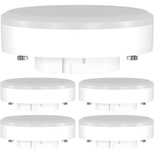 Kaleidoscope-5 Ampoules Led Gx53, Blanc Chaud (2700 K), 10,6 W, 1038lm, 115°, Mates[Q2295] - Neuf