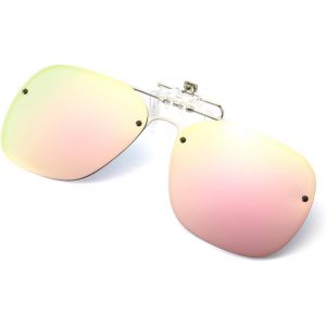Clip Solaire Pour Lunettes De Vue, Clip Lunettes De Soleil Polarisées Pour Femme Homme Lunettes De Soleil Flip Up Anti Reflet Uv400, 56mm - Neuf