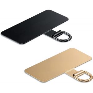 Kal-Patch Pour Lanière Téléphone, Pads En Acier Inoxydable Pour Coque De Smartphone, Support Universel Pour Housse & Bracelet Main Libre, Phone Tether Tab - Neuf