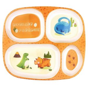 Ensemble D'assiettes Pour Enfants, Vaisselle Pour Bebes, Assiettes Divisees, Sans Bpa, De Qualite Alimentaire - Neuf