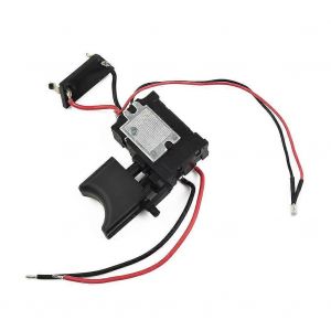 16a Remplacement De L'interrupteur À Gâchette Avec Petite Lumière 72v-24v Perceuse Sans Fil Bouton-Poussoir Électrique En Métal Industriel Nouveau - Neuf