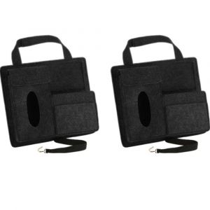 Sac de rangement pour si&egrave;ge auto enfant avec 4 compartiments, accessoire de voyage r&eacute;sistant - Neuf