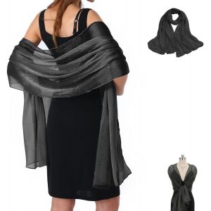 Étole Pour Femme,Echarpe D'été Pour Femmes,Foulard En Mousseline,Convient Pour Les Soirées,Les Tenues De Tous Les Jours.[G1166] - Neuf