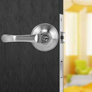 Serrure de porte d'entree a 3 leviers en alliage de zinc pour chambre a coucher, cote droit et gauche - Neuf