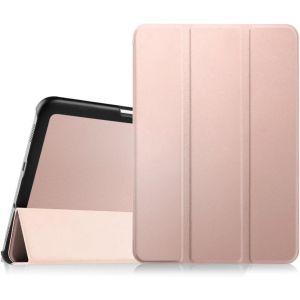 Étui Housse Pour Samsung Galaxy Tab S2 Tablette 8"" T710 / T713/ T715 / T719 - Coque Ultra-Mince Et Léger Pu Cuir Case Cover Avec Fonction Sommeil/Réveil Automatique, Or Rose - Neuf