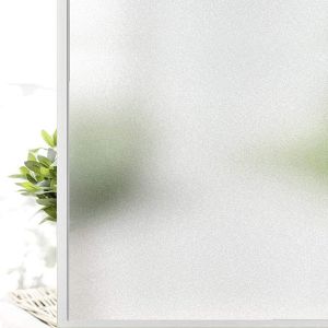 Film Fenetre Electrostatique Film Occultant Anti Uv Anti Regard Pour Bureau Maison Salle De Bain (Blanc, 40 * 200cm) - Neuf