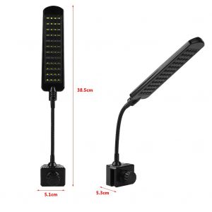 Hjlian Lampe A Pince Pour Aquarium 9,6 W 48 Led Pour Culture De Plantes Et Poissons - Neuf