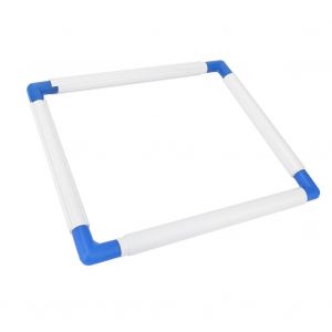 Cadre de broderie carre en PVC pour point de croix, outil de bricolage (20 x 25 cm) - Neuf