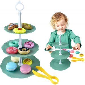 ERYI-Service À Thé Pour Enfants,Service À Thé Jouets,Dînette Enfant Accessoire Jeux De Cuisin Jouet De Cuisine Faisant Semblant Pour Enfants Filles 3 4 5 6 7 Ans - Neuf