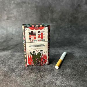 Etui a cigarettes innovant en metal pour 20 cigarettes?: portable, elegant, resistant a l'humidite et a la pression - Neuf