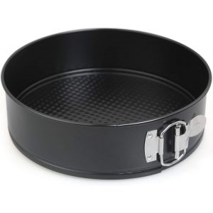 Jexnovashop-Moule &Agrave; Manqu&eacute;, Moule &Agrave; Manqu&eacute; &Agrave; Charni&egrave;re Antiadh&eacute;sif Moule &Agrave; G&agrave;teau Rond Avec Fond Amovible Pour Faire G&acirc;teaux/Pizzas/Pain/P&acirc;tisserie, 22cm - Neuf