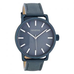 Montre Femme Décontractée En Cuir Mat «&nbspoozoo &nbsp»&nbsp Montre-Bracelet Bleu Uoc8313a - Neuf