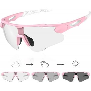 Lunette De Soleil Photochromique Homme Femme Tr90 Lunettes De Cyclisme Lunettes Vélo Vtt Running Sport.[W61] - Neuf