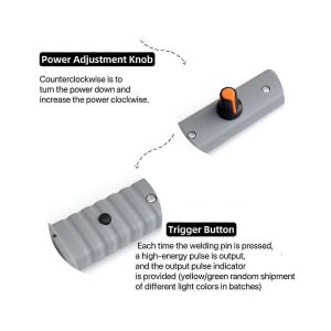 1 Ensemble Spot Soudeur Portable Spot Welding Pen Cuivre Trou Terminal Connecteur pour /21700 Batterie - Neuf
