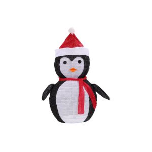 Panneau Lumineux De Pingouin De No&euml;l Avec Piquets Pour La D&eacute;coration Int&eacute;rieure Et Ext&eacute;rieure - Neuf