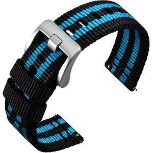 Quick Release Nylon Watch Strap Military Watch Bands For Men 18mm 19mm 20mm 22mm 24mm.[U926] - Neuf