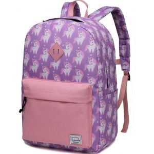 Cartable Fille Garcon Primaire,Sac à Dos Enfants Filles Garcons Imperméable Léger Mignon 4-6 Ans Sac d'École pour Maternelle Scolaire avec Sangle de Poitrine Convient pour A4[T123] - Neuf