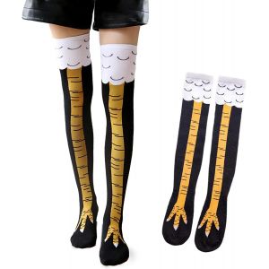 Jgd-Chaussettes De Cuisse De Poulet - Poulet Pieds Chaussettes Longues - De Cuisse De Poulet Cadeaux Pour Femmes Hommes Et Enfants - Neuf