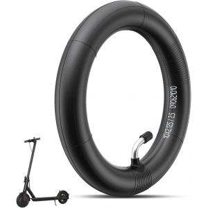 Chambre &Agrave; Air Pour Scooter &Eacute;lectrique, 10 X 2,125, 10 "", &Eacute;paisse, Avec Valve Argent&eacute;e 45&deg;/90&deg;, 10 X 2,125/2,5, Double &Eacute;paisse, R&eacute;sistante &Agrave; L'usure, Absorbant Les Chocs, Confortable (1 Pi&egrave;ce - Neuf