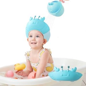 Visière De Bain, Bonnet De Douche Pour Enfants, Bonnet De Douche Réglable Pour Bébé, Ba - Neuf
