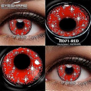 Lentilles Pour Maquillage Rouge - Neuf