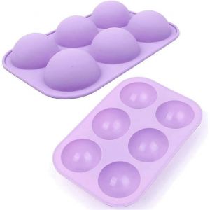 Moule &Agrave; Pudding En Silicone 6 Cavit&eacute;s, Pour La Fabrication De Gel&eacute;es, De Chocolat, De Savons Artisanaux, De P&acirc;te &Agrave; Modeler Et De Glaces - Neuf