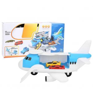 Airplane Model Car Toy Children Early Education DIY Assembly Storage Inertia Transport - Neuf