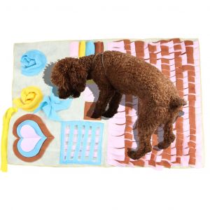 Tapis D'entraînement Magnétique Pour Animaux De Compagnie (58 Cm × 86 Cm), Tapis D'alimentation Pour Chien, Tapis Anti-Stress Pour L'entraînement, Jouets De Recherche De Nourriture - Neuf