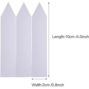 10*2cm¿¿Blanc¿Paquet De 100 Étiquettes De Plantes En Plastique - Neuf