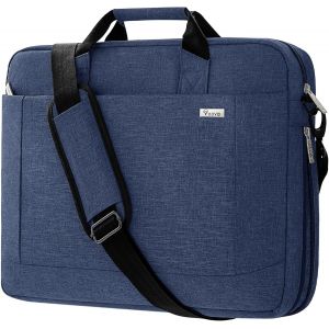Grand Sacoche Pour Ordinateur Portable 14 15 15.6 16 Pouces Sac À Bandoulière Sac À Main Pc 30% De Capacité En Plus Compartiments Durable Épais Imperméable Peut Être Placé Sur La V[COM910539] - Neuf