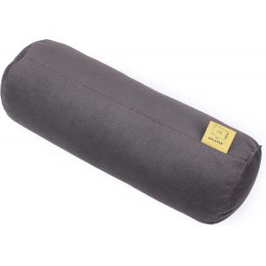 Kalanka-Oreiller Cervical Cylindrique Pour Le Cou, Le Dos Et Les Jambes 40x15 Cm Fabriqué En Italie Avec Housse En Tissu Résistant L'eau Et Aux Taches Marron - Neuf