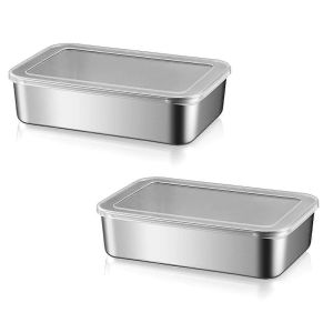 Disque Carr&eacute; Avec Couvercle,Plateau De Cuisson,Plateau &Agrave; G&acirc;teaux,Bo&icirc;te De Conservation Des Aliments - Neuf