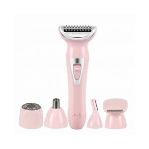 Rasoir &Eacute;lectrique 5 En 1 Pour Femme - &Eacute;tanche, Indolore, Rechargeable Par Usb, Id&eacute;al Pour L'&eacute;pilation Du Visage, Du Nez Et Du Corps - Neuf