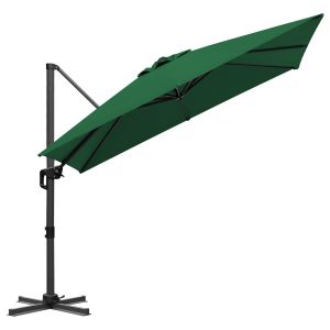 Parasol Ext&eacute;rieur Vert &iquest; Toile Large Et R&eacute;sistante - Neuf
