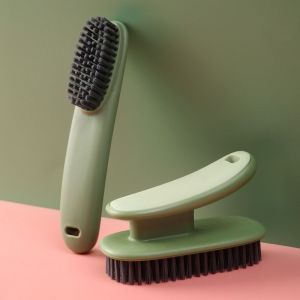 Ménage Brosses De Lavage De Blanchisserie, De Nettoyage À Conseil D'administration, Prise En Main Facile Brosse À Chaussures, Brosse À Poils Doux, Nettoyage De Maison, De Vêtements, De Chaussures, D'enlever Les Taches De Produits De Nettoyage, Pack De 2 -