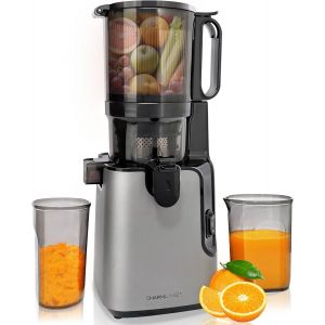 LETNERNY-Extracteur De Jus De Fruits Et Légumes Avec Goulotte D'Alimentation De 130Mm, Facile À Nettoyer, Grande Capacité De 1,8¿L - Neuf