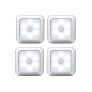 Veilleuse Led &Agrave; D&eacute;tecteur De Mouvement Sans Fil, Id&eacute;ale Pour Les Placards Et Les Escaliers. - Neuf