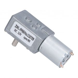 XYONG Moteur a engrenages a vis sans fin robuste, durable, resistant a l'usure, haute tenacite, reducteur a faible vitesse, ZWL-FP-90 tr/min - Neuf