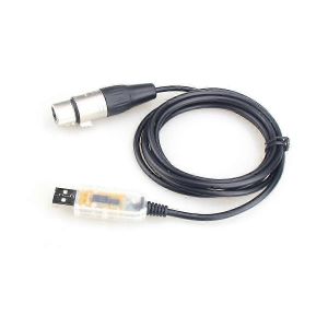 Adaptateur d'interface USB vers DMX512 pour ordinateur PC C&acirc;ble de contr&ocirc;leur de gradateur de contr&ocirc;le de l'&eacute;clairage de sc&egrave;ne - Neuf