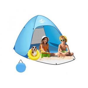 Tente De Plage Pop Up - Purebox - D&eacute;ploiement Auto 1s - Upf50+ - 1‑3 Personnes - Neuf