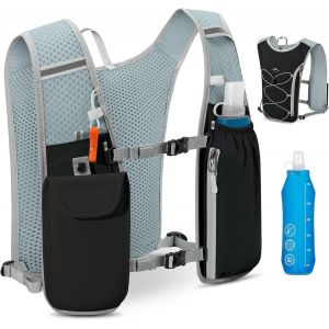 Subzonal-Gilet D'hydratation De Course Pour Homme Et Femme Avec Bouteille D'eau De 500 Ml Gilet De Course L&eacute;ger R&eacute;fl&eacute;chissant Sacs D'hydratation Trail 5l - Neuf