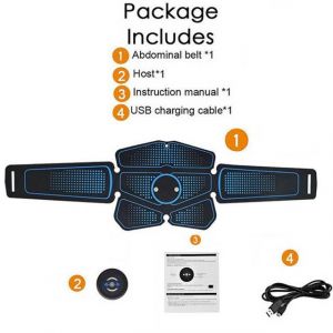 Stimulateur Musculaire Abdominal Ems,Masseur Électrique Abs,Patch De Stimulation Abdominale,Équipement De Gymnastique À Domicile,Édition De Chargement - Type Abdomen - Neuf