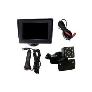 Cam&eacute;ra de recul pour si&egrave;ge auto avec &eacute;cran 4,3 pouces pour la s&eacute;curit&eacute; des enfants - Neuf