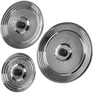 Subzonal-Lot De 3 Couvercle Casserole Universel Inox 16/18/20 &iquest; 22/24/26 &iquest; 28/30/32 Cm &iquest; Couvercle Poele Universel &iquest; Couvercles Pour Casseroles Et Po&ecirc;les &iquest; Couvercle Casserole Robuste Anti-Projection - Neuf