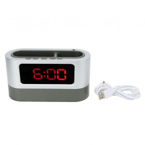 Porte-stylo Reveil Porte-stylo Design Memoire de l'heure Date Affichage de la temperature Horloge LED pour bureau Dortoir Rouge - Neuf