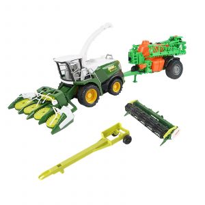 1/24 Scale Harvester Toy Movable Joint Pretend Play Tractor Toy for Children Grain transporter-Sprinkler truck - Neuf