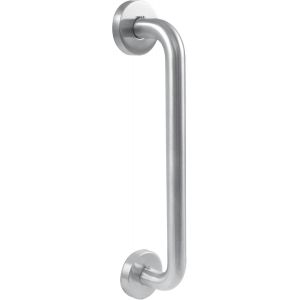Poign&eacute;e de porte avec rosace int&eacute;rieure et poign&eacute;e Mod&egrave;le 3 acier inoxydable 18/8 (AISI 316) 19x200mm Mat&eacute;riau r&eacute;sistant et durable R&eacute;sistant &agrave; la corrosion Finition: Mate - Neuf