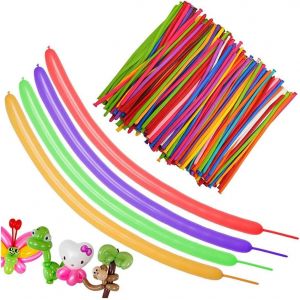 CAUC-100 Ballons &agrave; Sculpter Longs pour Former des Animaux Ballons de Magie Color&eacute;s pour F&ecirc;te d'Anniversaire Enfantine D&eacute;corations Festives - Neuf